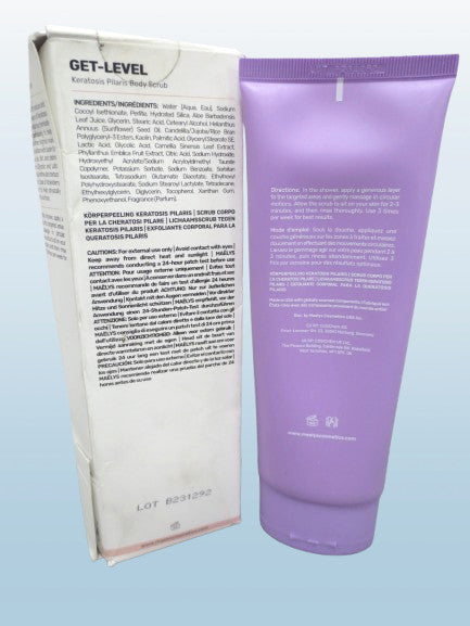 MAELYS GET-LEVEL KERATOSIS PILARIS BODY SCRUB 5 OZ BOXED