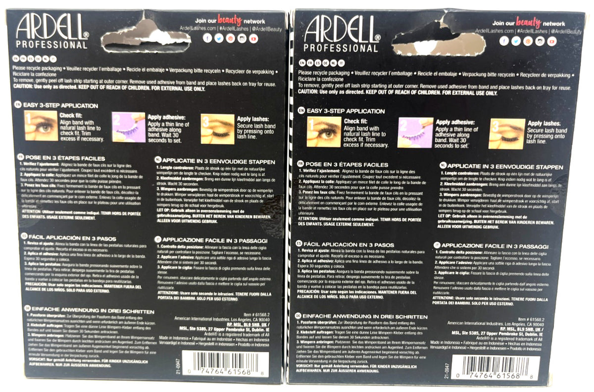 False Eyelashes 6 Pairs Natural Look Eyelash Extensions for Makeup