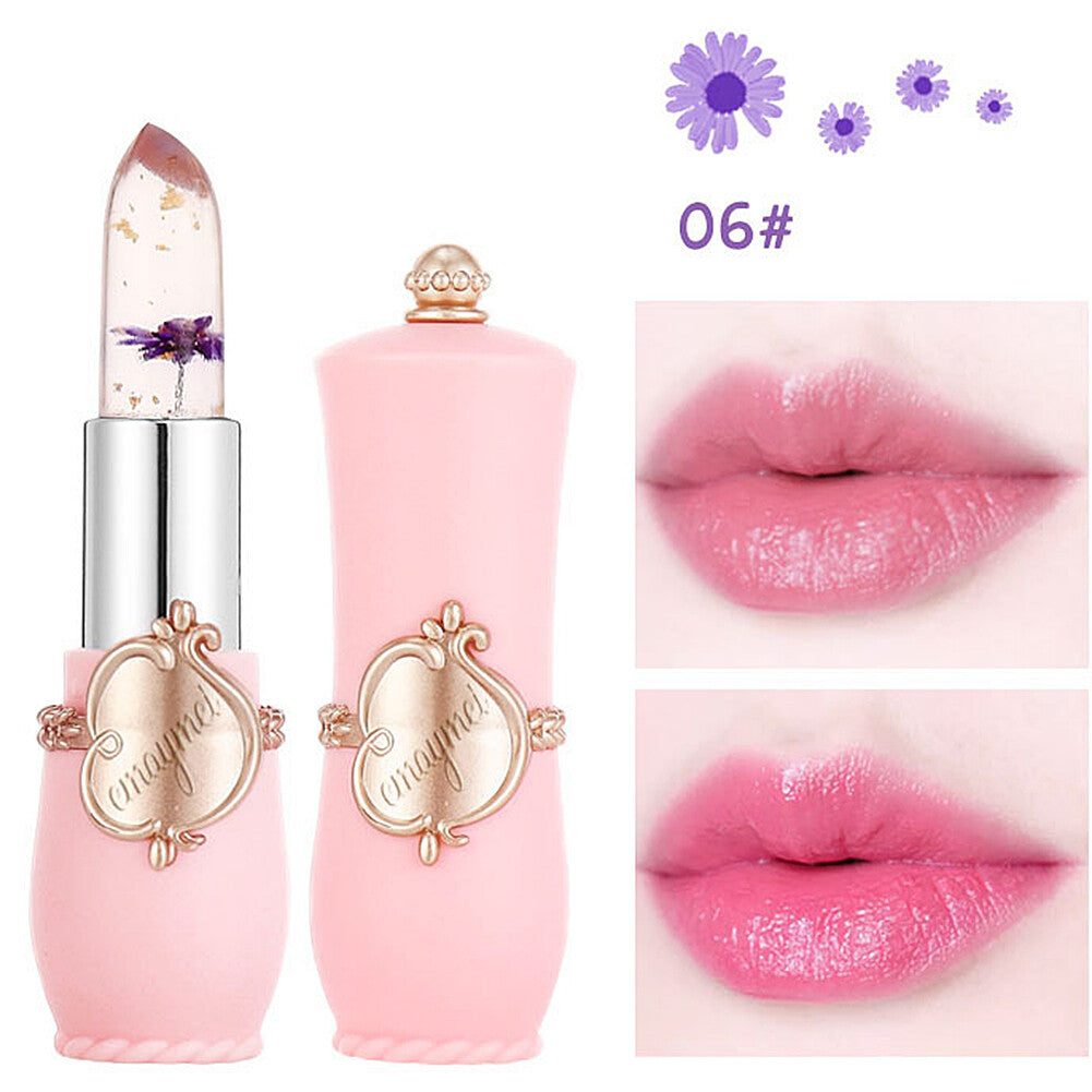 Color Changing Lipstick with Floral Fragrance - Waterproof & Long-Lasting