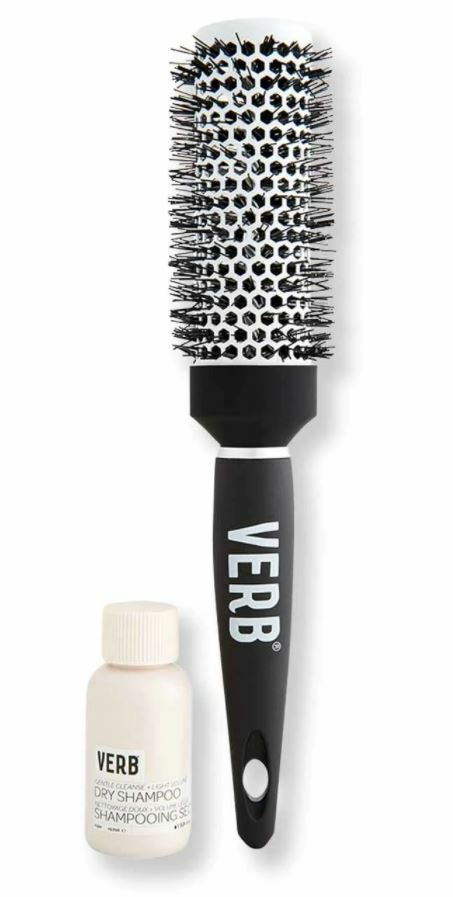 35mm Ceramic Round Hair Styling Brush with Free Travel Dry Shampoo