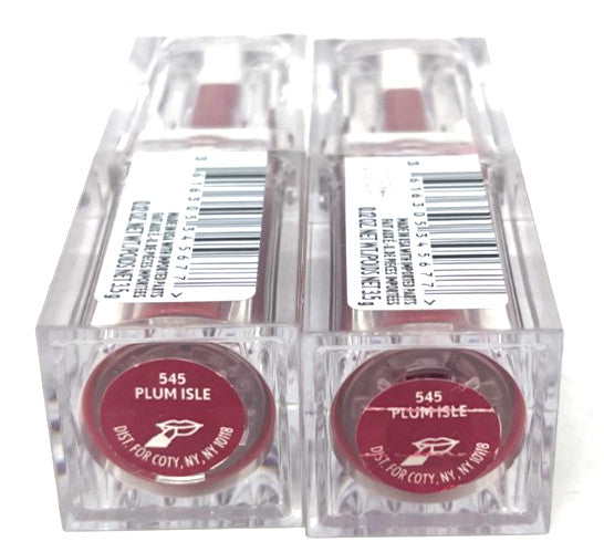 Set of 2 Covergirl Lip Colors in Plum Isle - Sealed 0.12 oz Each