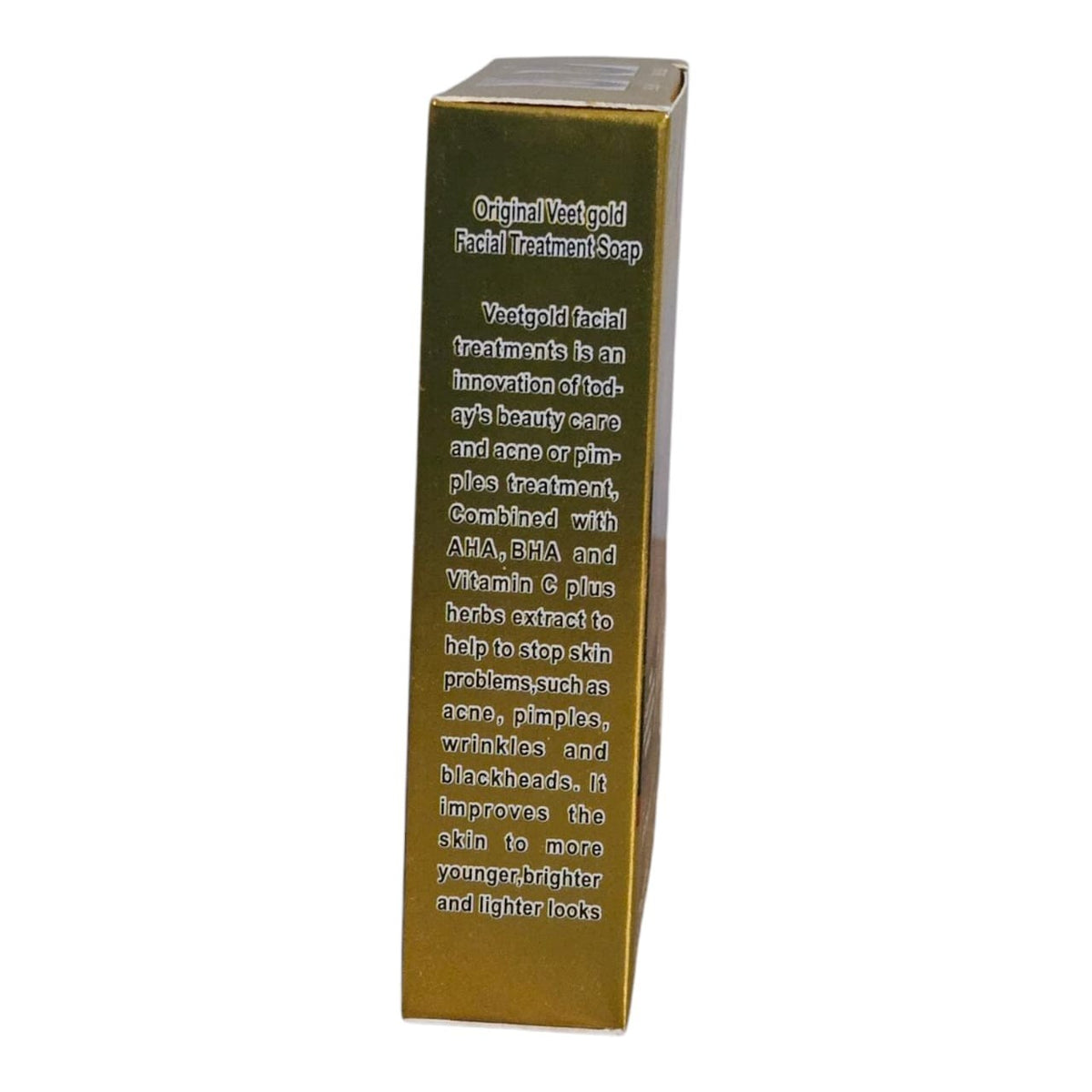 Facial Soap for Clear Skin - Original Veet Gold Facial Bar