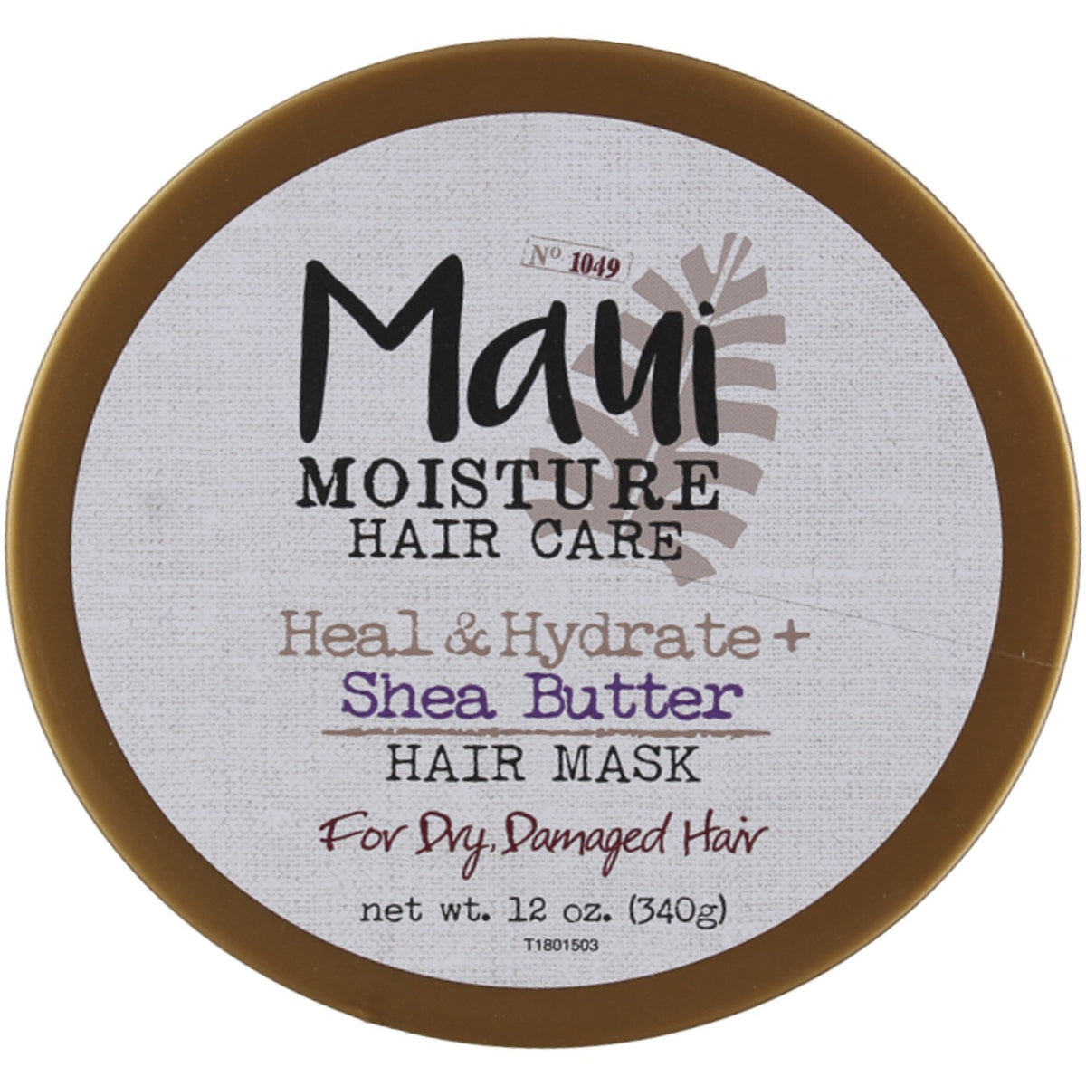 Maui Moisture Heal And Hydrate + Shea Butter Hair Mask, Coconut, 12 oz