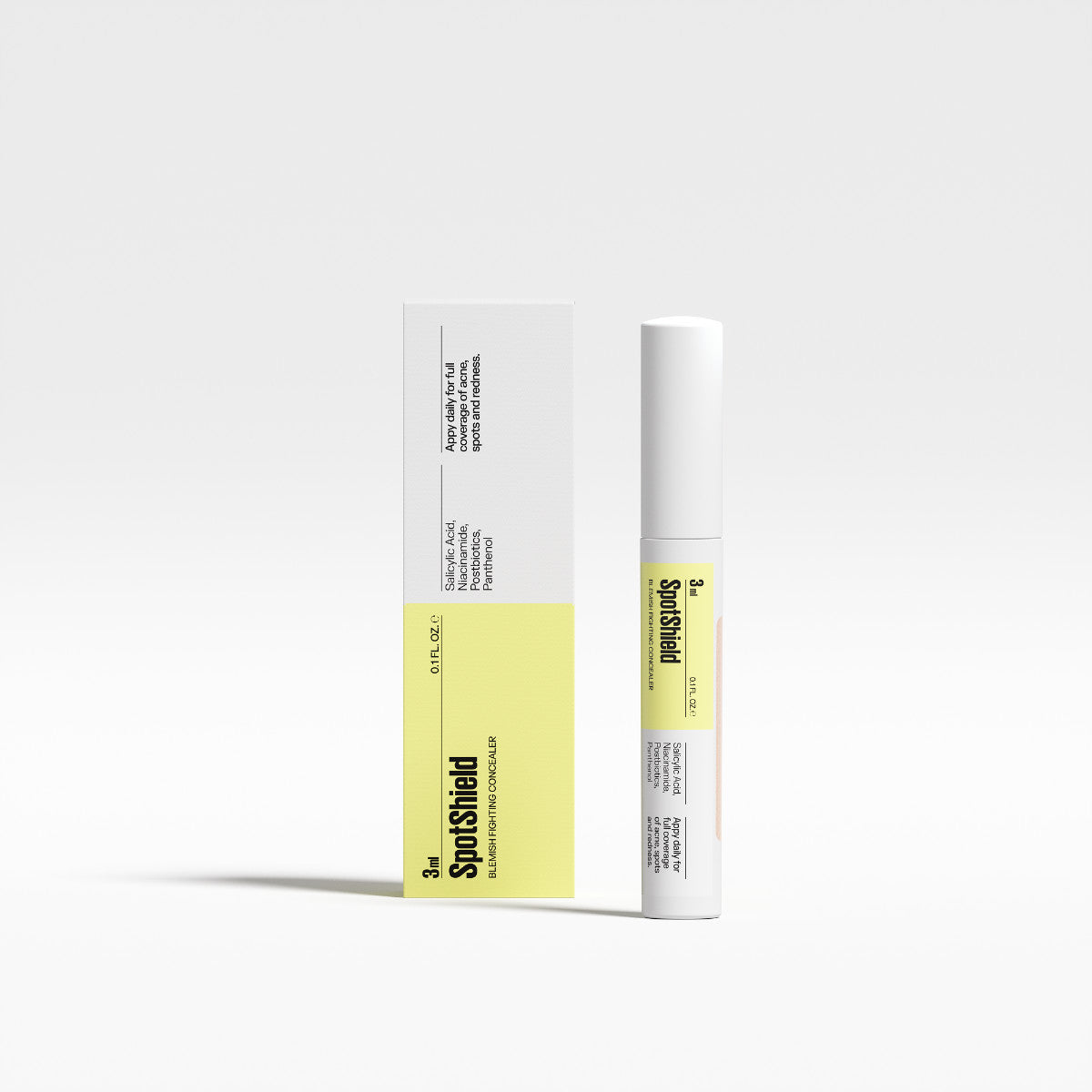 Full Coverage Acne Concealer with Salicylic Acid - Natural Matte Finish, 3ml