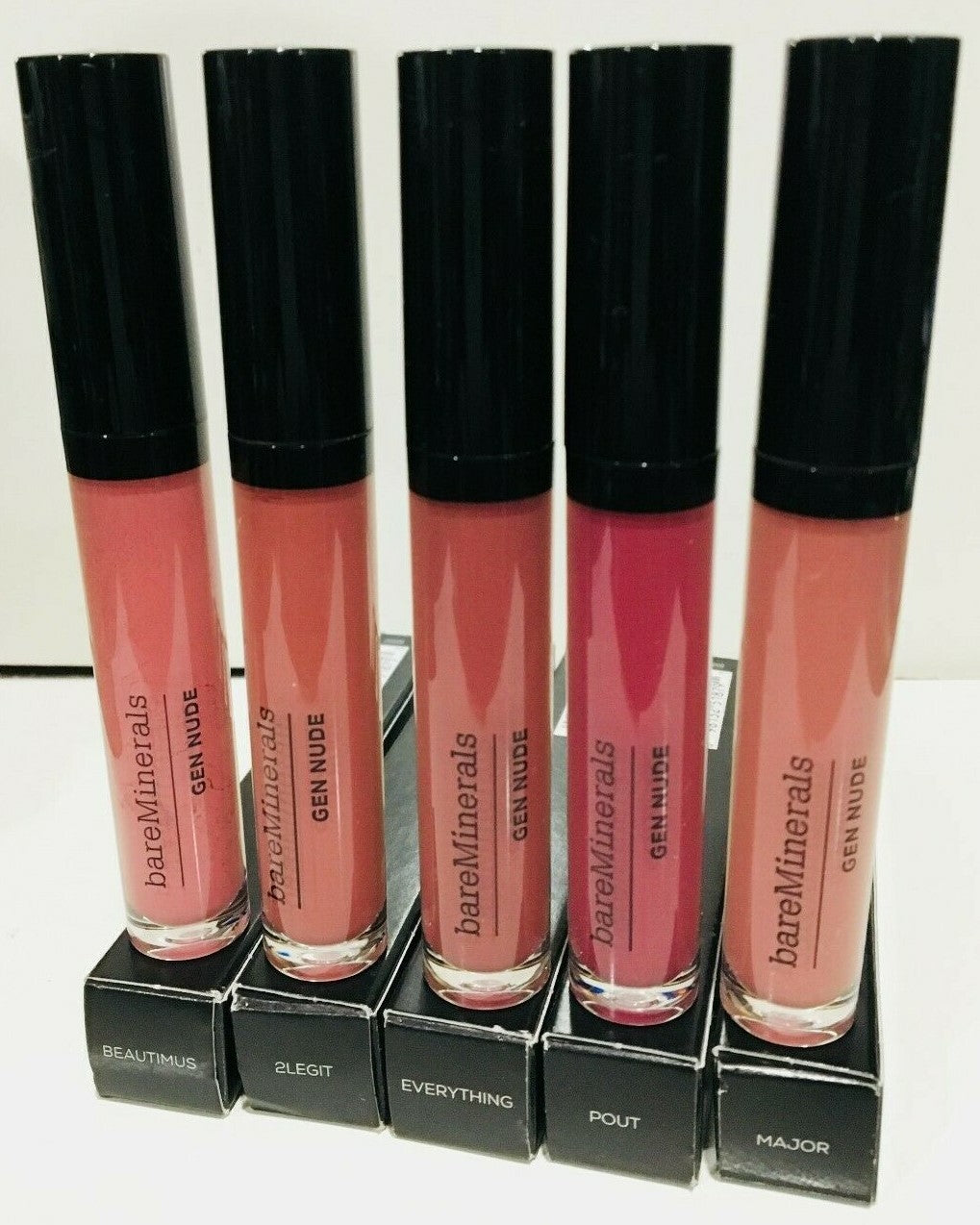 BareMinerals GEN NUDE Lip Lacquer Choice of Shades - Lip Gloss & Lipstick