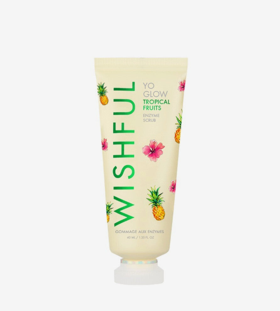 Wishful by Huda Beauty Yo Glow Enzyme Scrub Tropical Fruit (40ml)