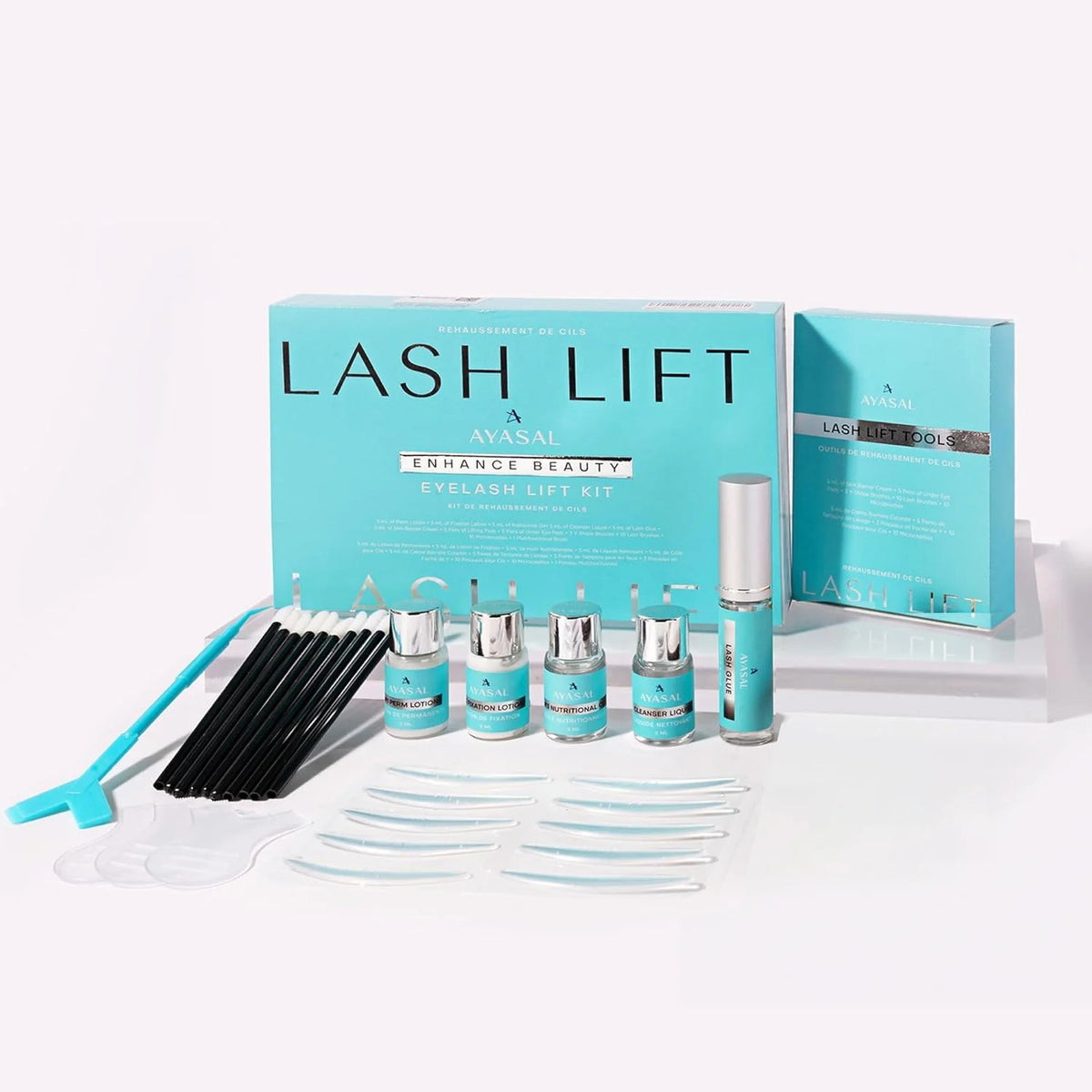 Eyelash Perm Kit - Gentle Tioz-Free Formula, Silicone Pads for Long-Lasting Curl