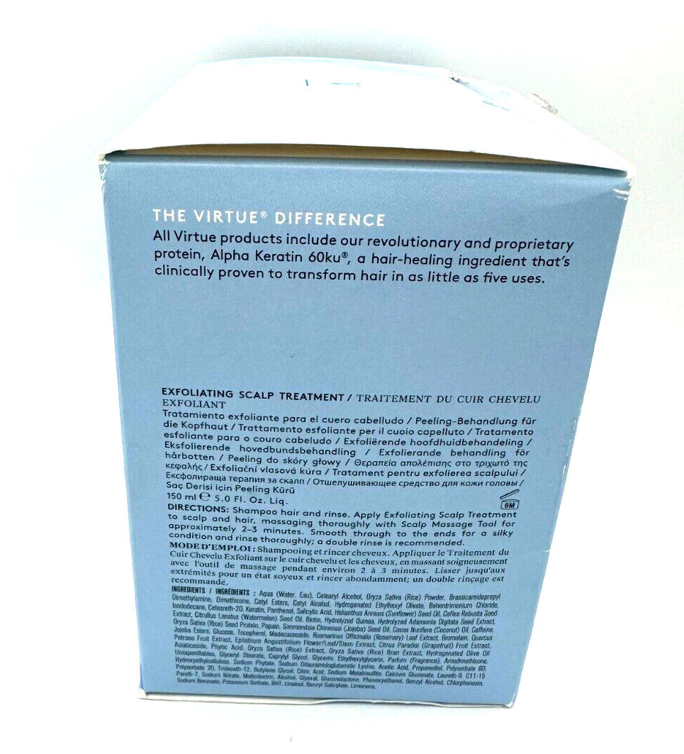 Virtue Scalp & Hair Treatment Kit for All Hair Types - Topical & Exfoliating