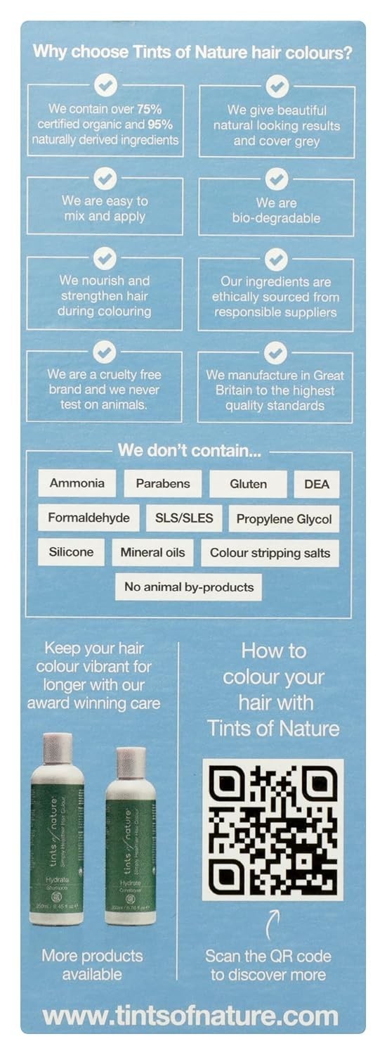 Tints of Nature 6N Natural Dark Blonde Permanent Hair Colour - 4 Pack