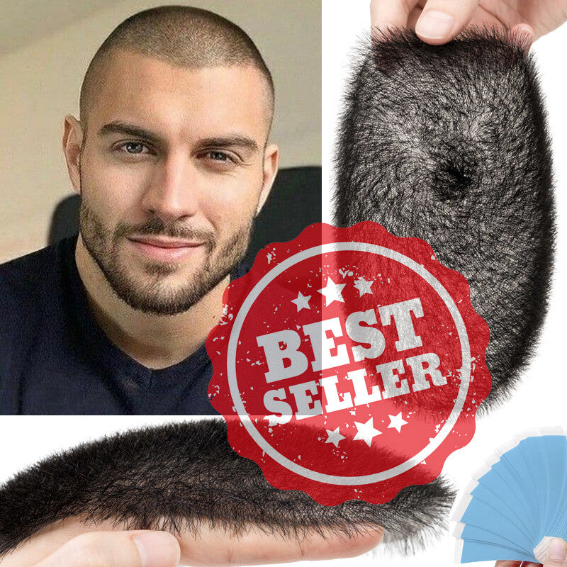 Men's 5x7 PU Skin Hair Replacement System Short Buzz Cut Toupee