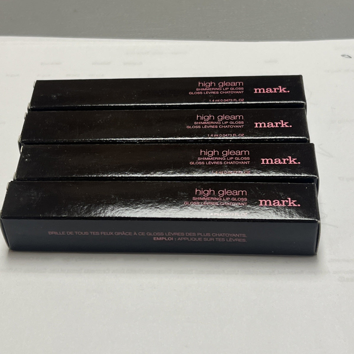 Lot of 4 Shimmering Lip Glosses - High Gleam Lip Makeup by Avon
