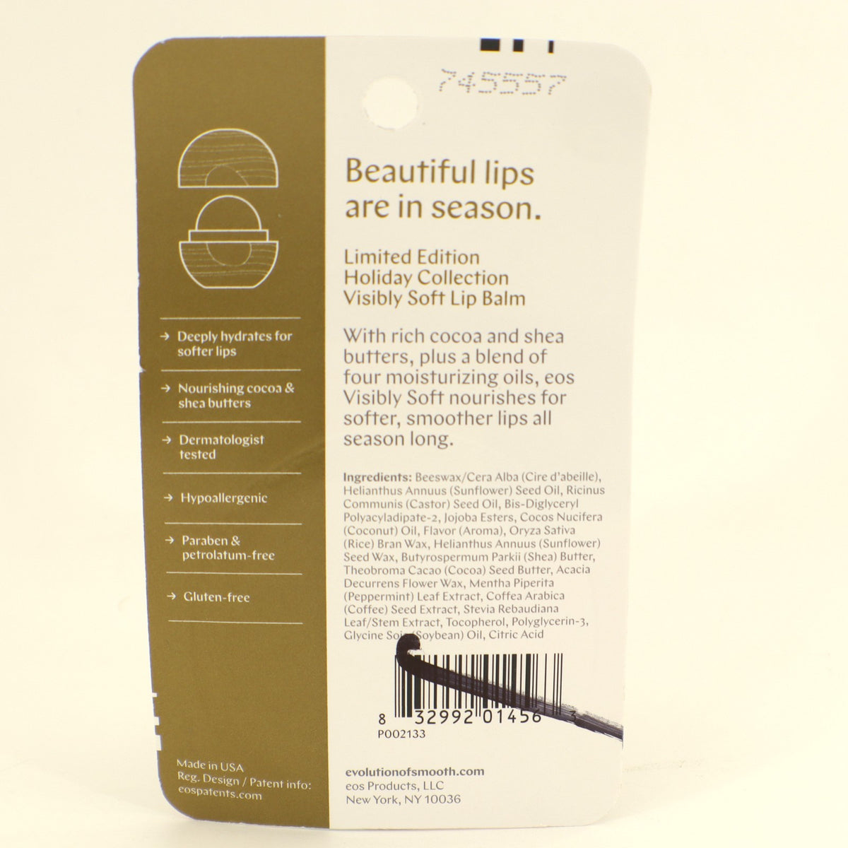 Limited Edition Peppermint Mocha Lip Balm Set - Egg Shaped, Hydrating, 2 Pack