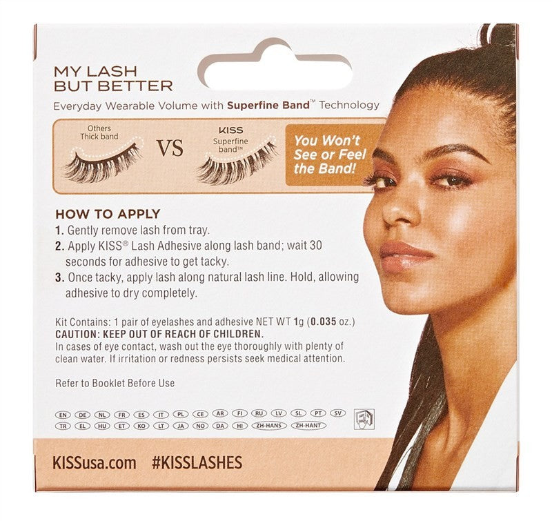 All Mine False Eyelashes - Thin Band, Natural Volume, Reusable