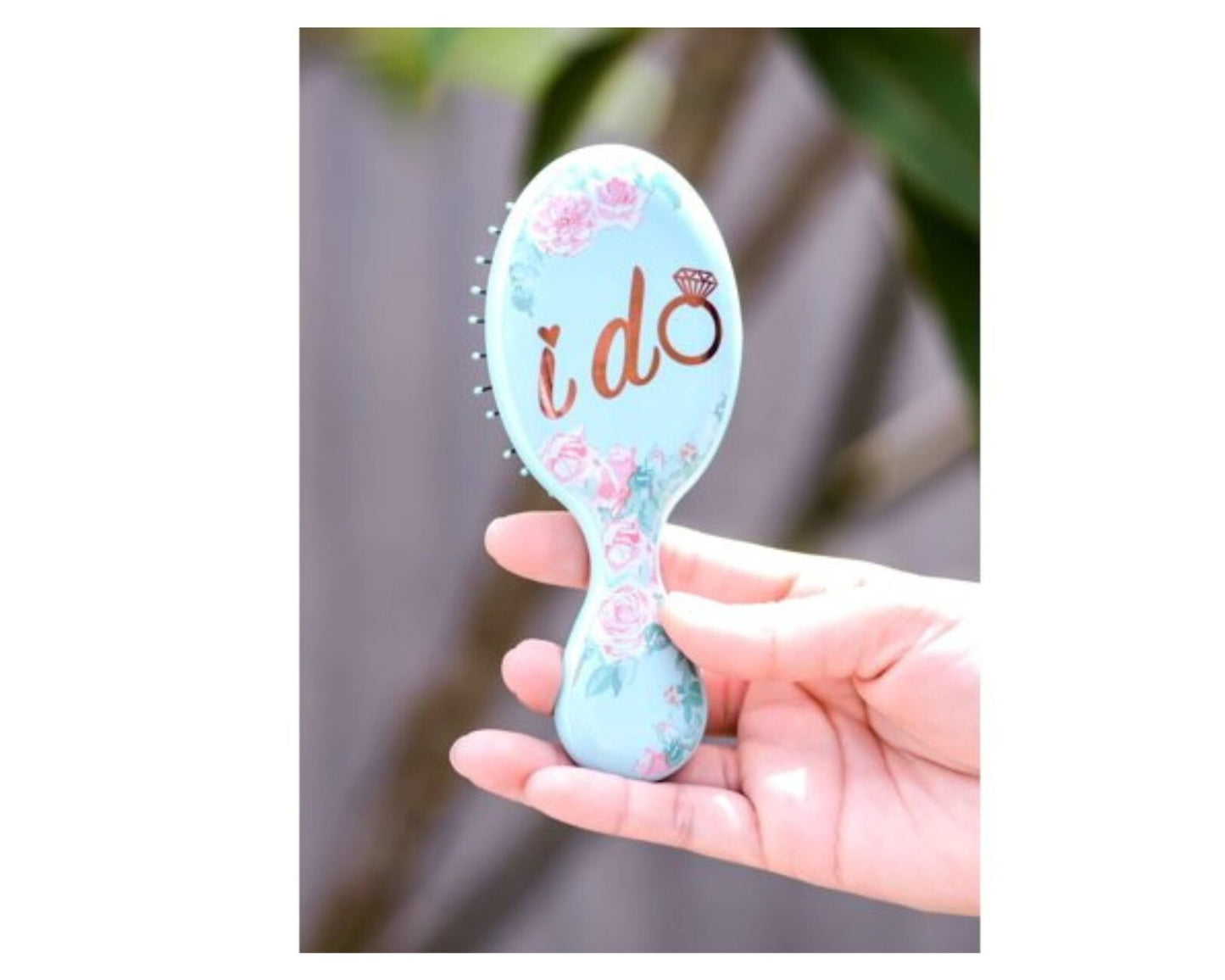 Mini Detangler Brush for Hair – Bridal & Wedding Use, Ultra-Soft IntelliFlex Bristles
