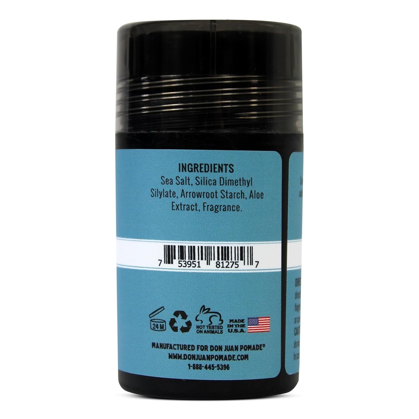 Sea Salt Hair Texture Powder - Strong Hold, Matte Finish, 0.7oz