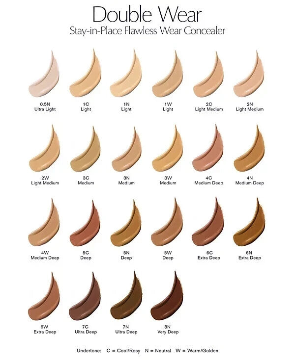 Double Wear Stay in Place Concealer - 0.24oz / 7ml, Multiple Shades