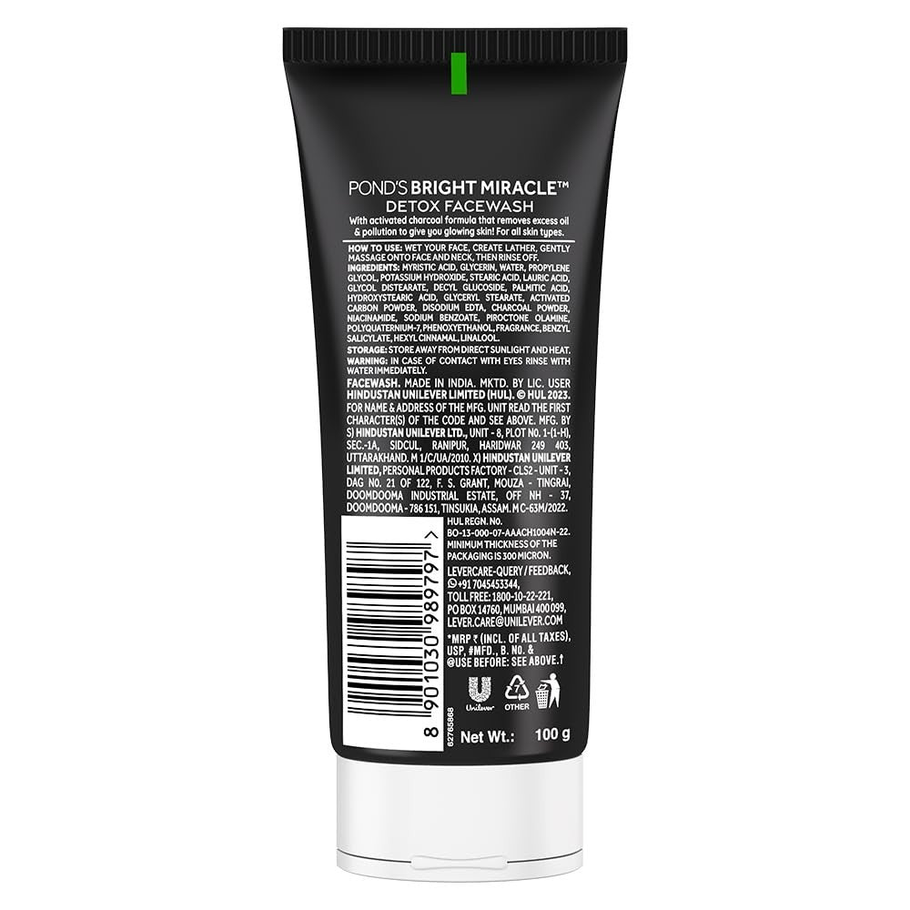 Activated Charcoal Facewash for All Skin Types - Hydrate & Refresh 100g