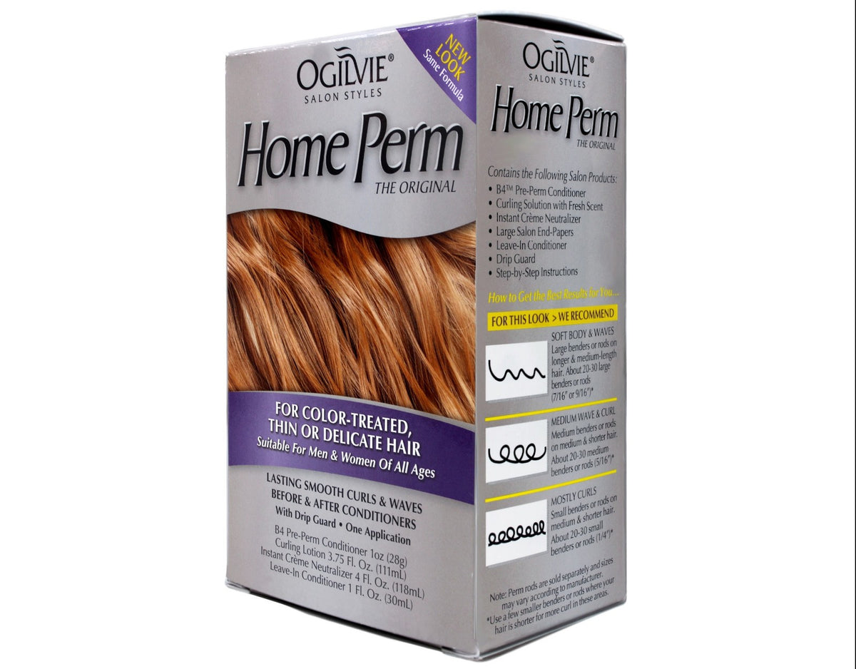 Ogilvie Home Perm Kit for Thin Delicate Hair - Pack of 5