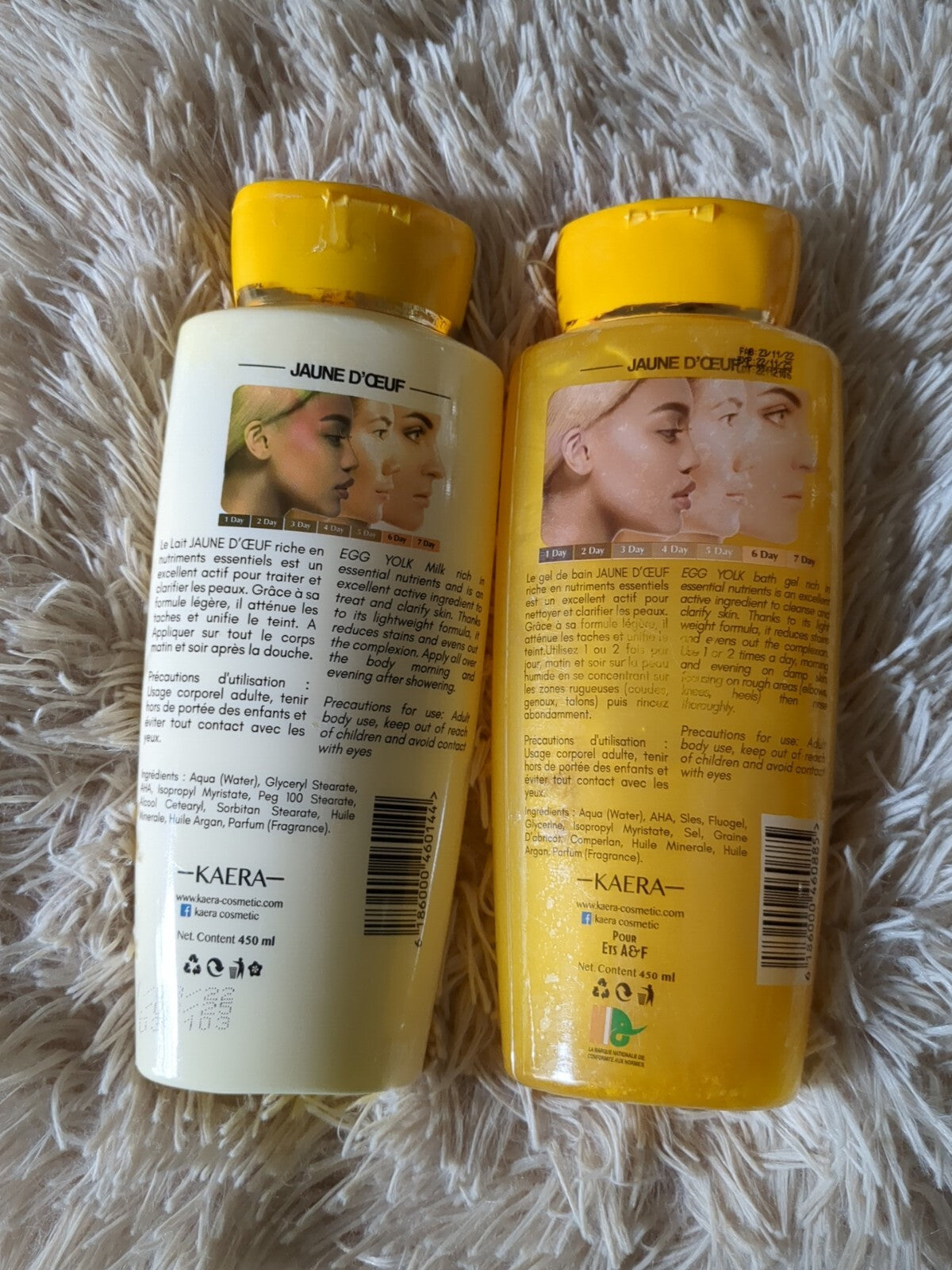 Egg Yolk Clarifying Shower Gel and Lotion - 450ML