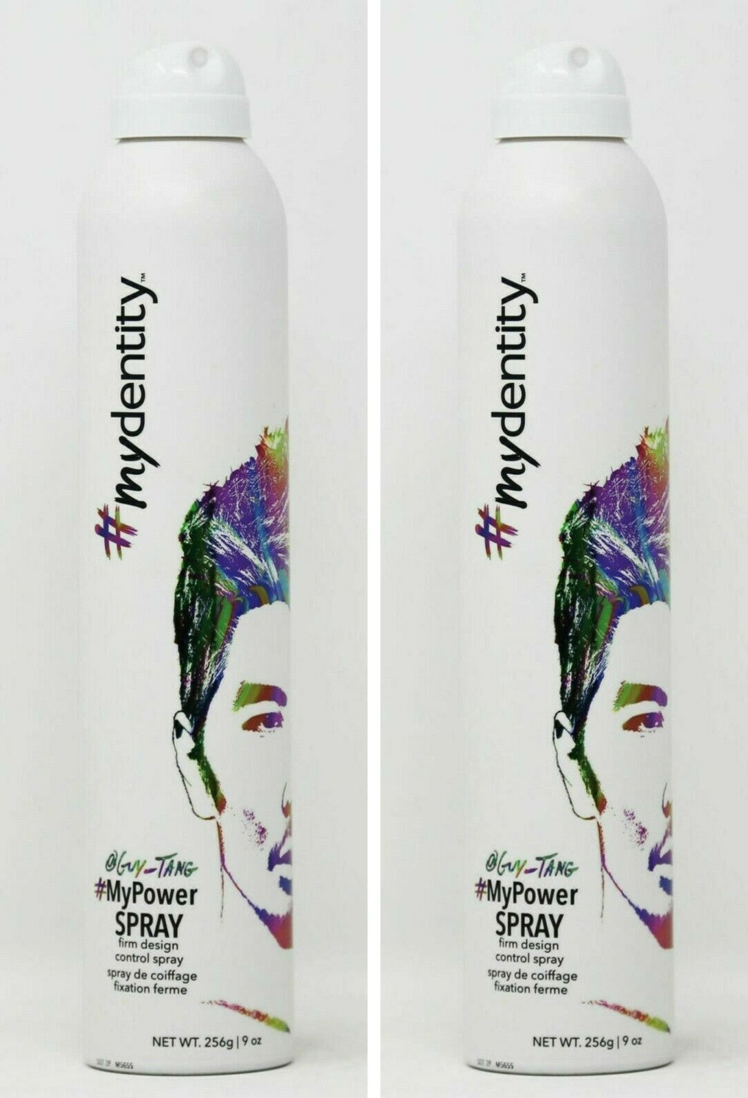 Mydentity Guy Tang MyPower Firm Hairspray 2-Pack - Flake-Free, Humidity Resistant, Quick Drying