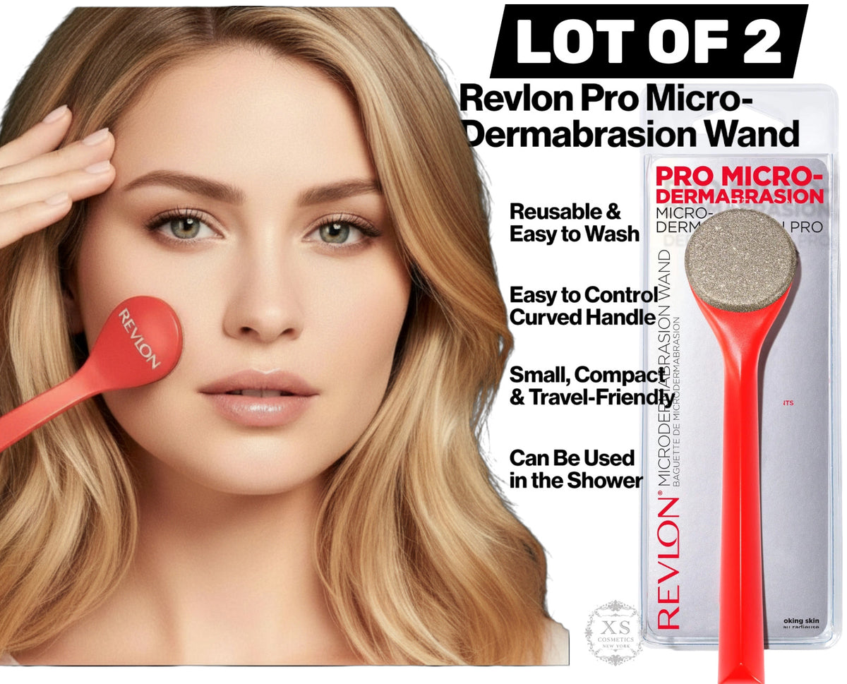 Revlon Microdermabrasion Skin Exfoliation Wand with Diamond Grit - Pack of 2
