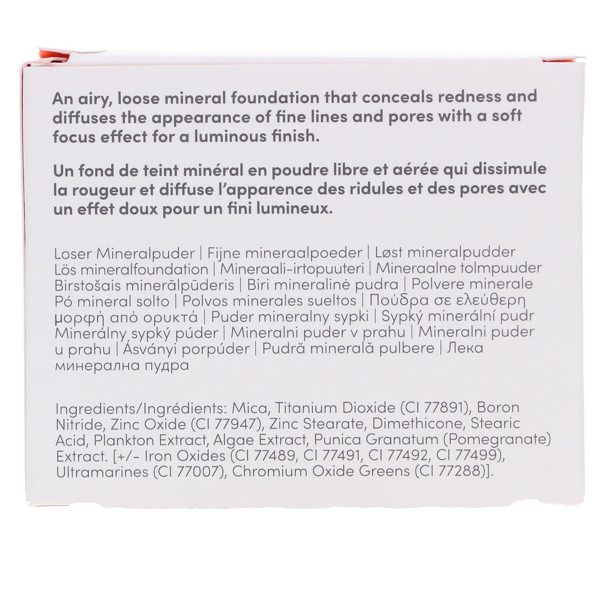 Mineral Foundation Refill Pack - Sun-Tan, Recyclable, Broad Spectrum SPF