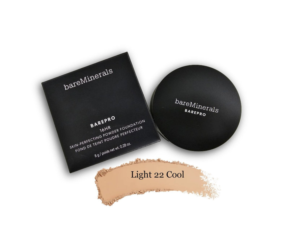 BarePro 16HR Skin-Perfecting Powder Foundation - Light 22 Cool