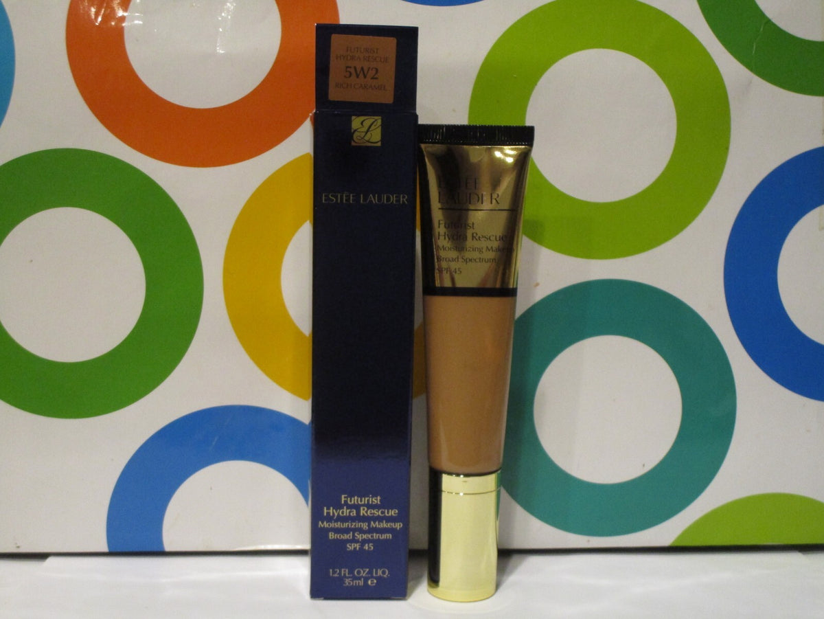 Estee Lauder Futurist Hydra Rescue Moisturizing Makeup 5W2 Rich Caramel