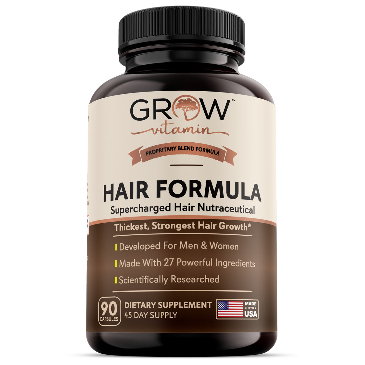 Hair Growth Supplements for Men - Thicker, Healthier Hair