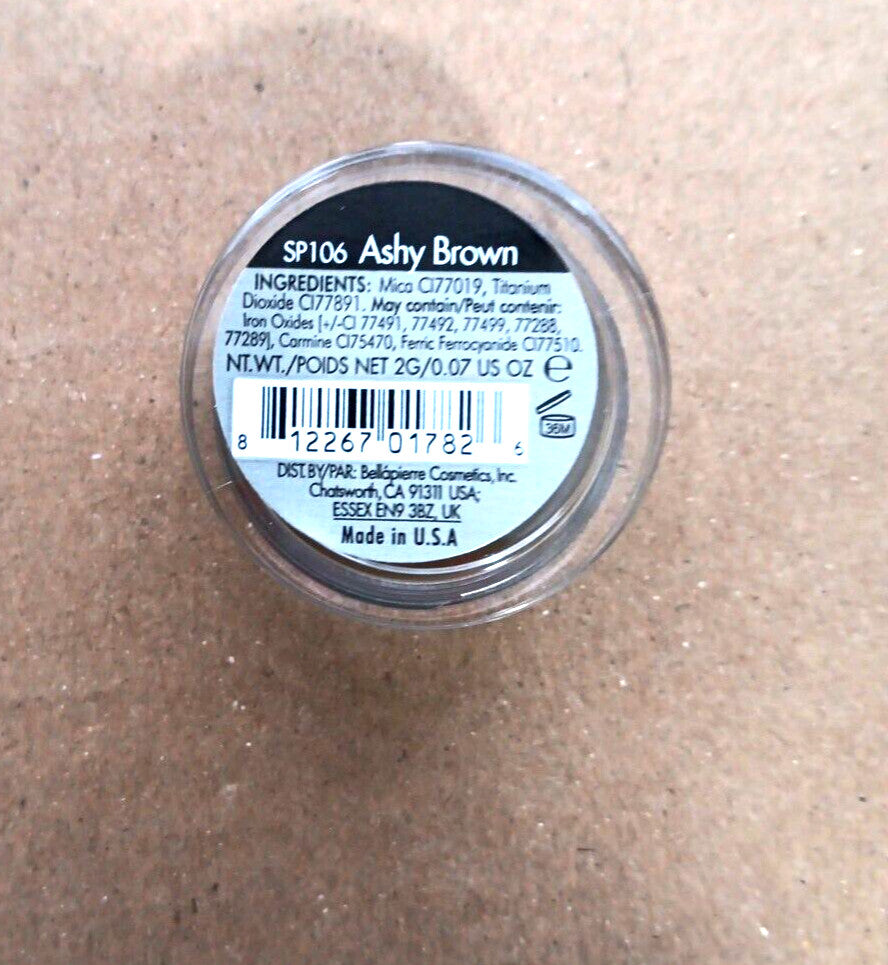 Bellapierre Shimmer Powder Celebration Ashy Brown 0.08 oz Makeup