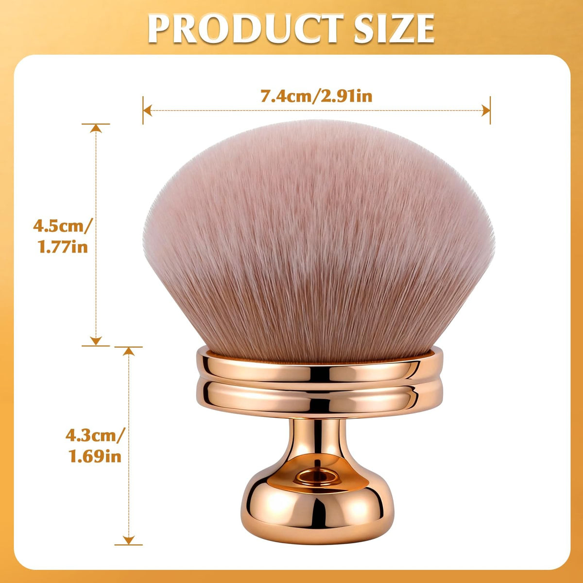 Extra Large Body Makeup Brush for Flawless Self Tan & Bronzer Application