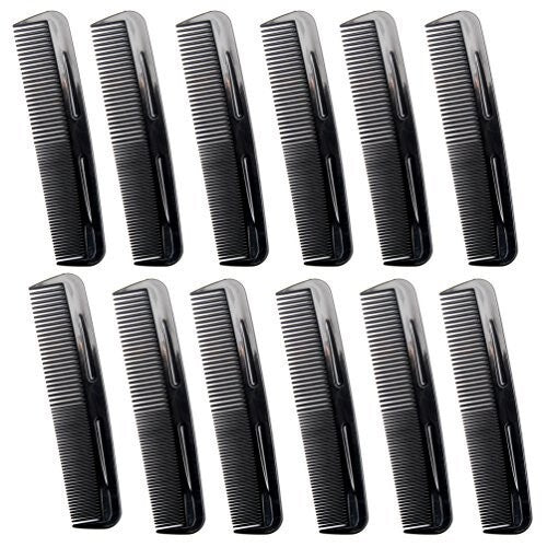 12 Pack Pocket Combs for Styling & Detangling - Classic Hair Tools