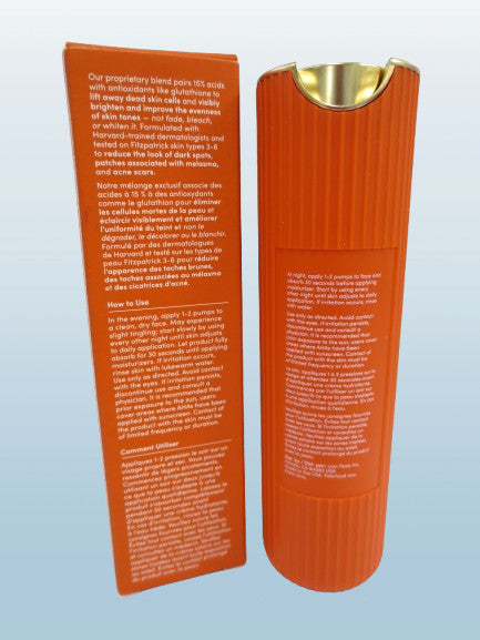 Unspotted 4X Acid Jelly Night Serum - 1 oz Hydrating Skin Care