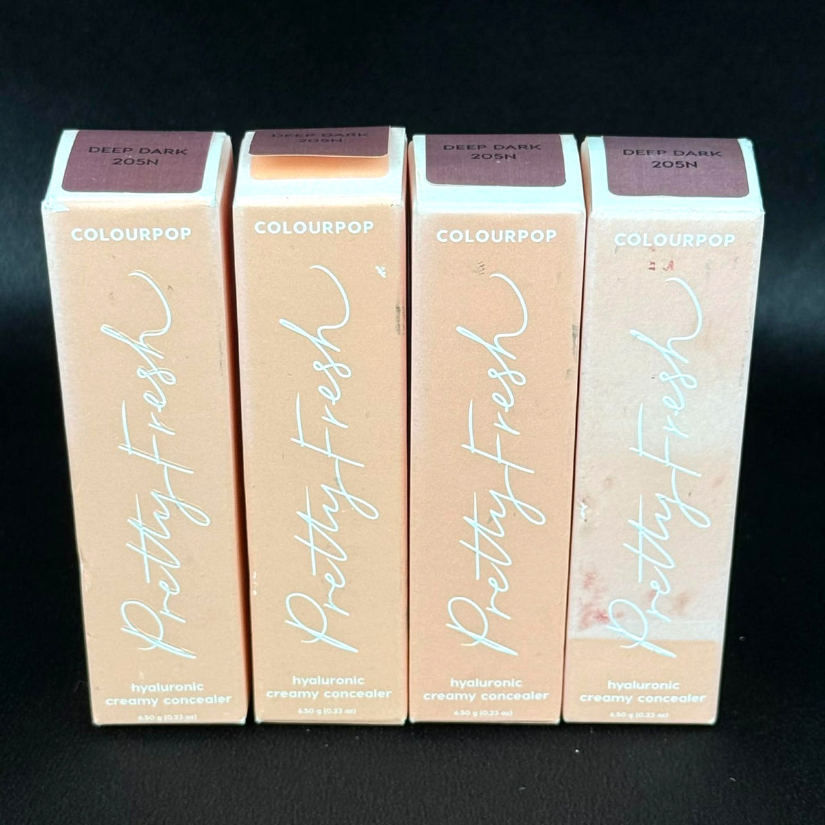 Set of 4 Deep Dark Cosmetic Concealers - Face Makeup for Flawless Finish