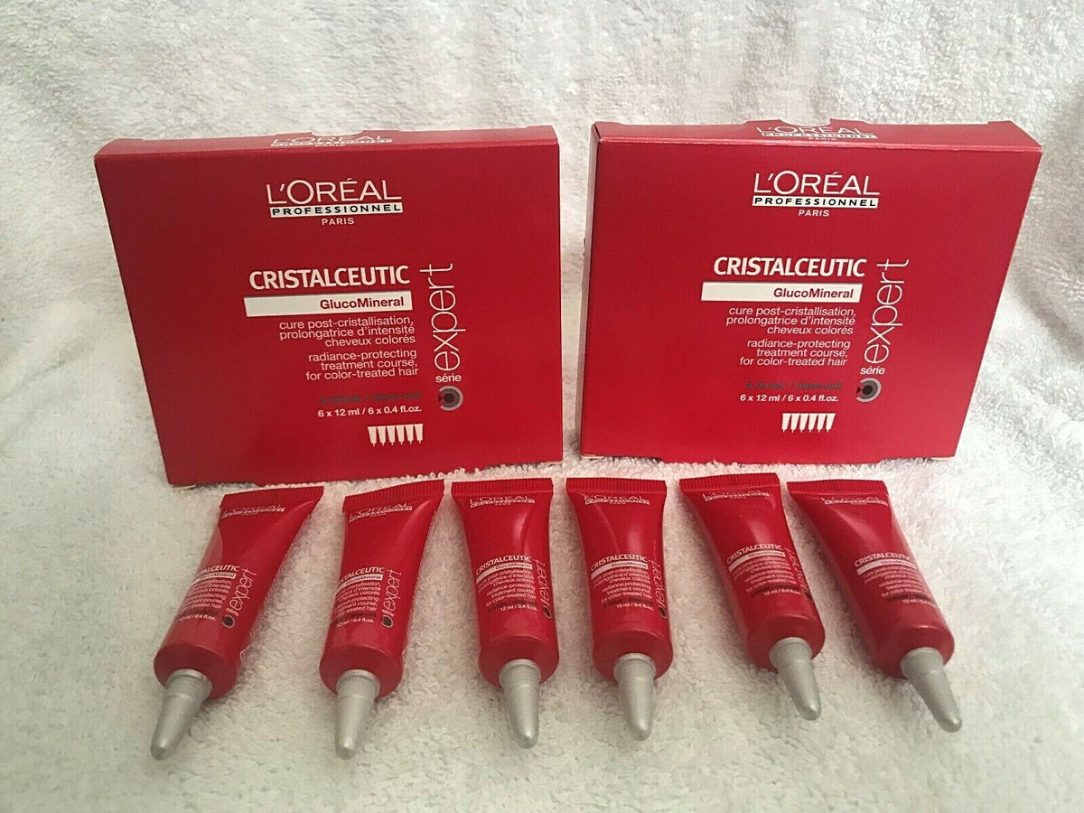GlucoMineral Radiance Hair Treatment - 12 Tubes (2 Boxes)