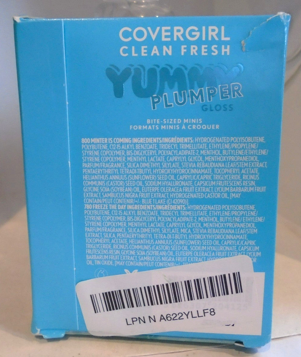 CoverGirl Yummy Lip Plumper Gloss - Minter Is Coming & Freeze The Day