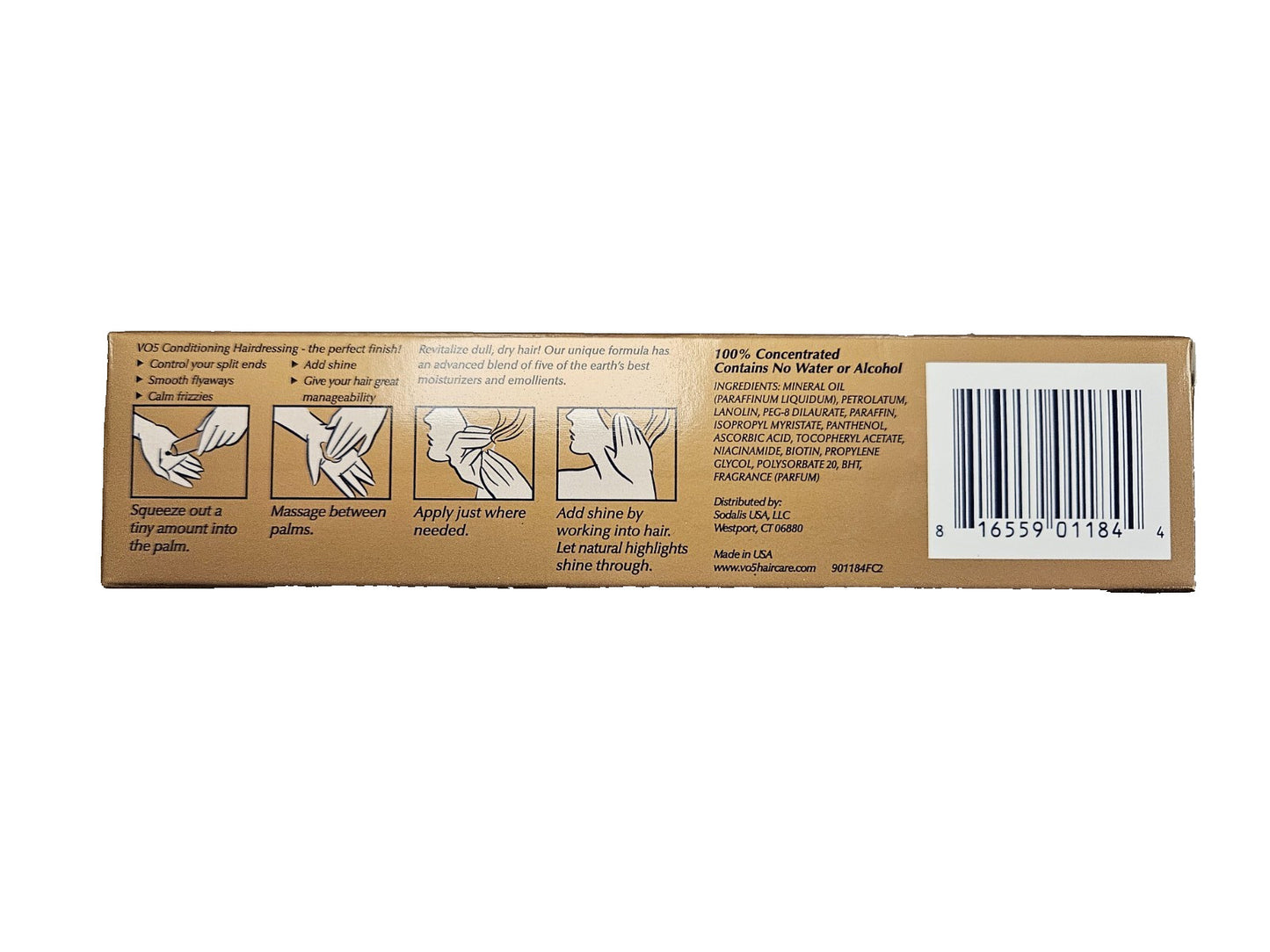 VO5 Conditioning Hairdressing for Normal and Dry Hair - 1.5oz Tube (Pack of 3)