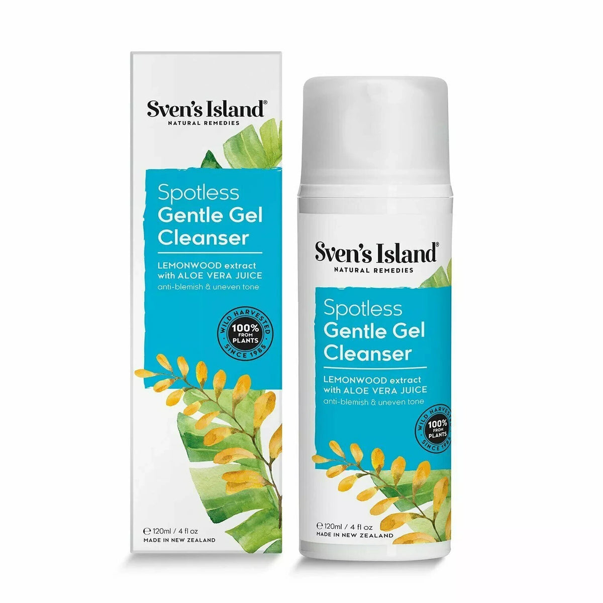 Gentle Facial Cleanser for Sensitive Skin with Natural Plant Extracts - Anti-Blemish, 4 oz