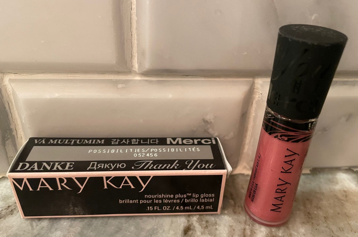 Mary Kay Nourishine Plus Lip Gloss Possibilities Full Size 0.15 fl oz