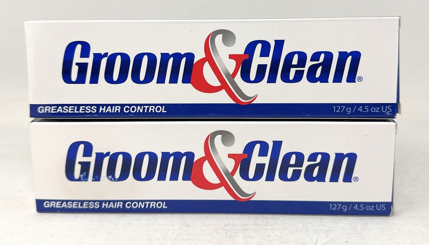 Groom & Clean Greaseless Hair Control Tube 4.5 Oz - 2 Pack