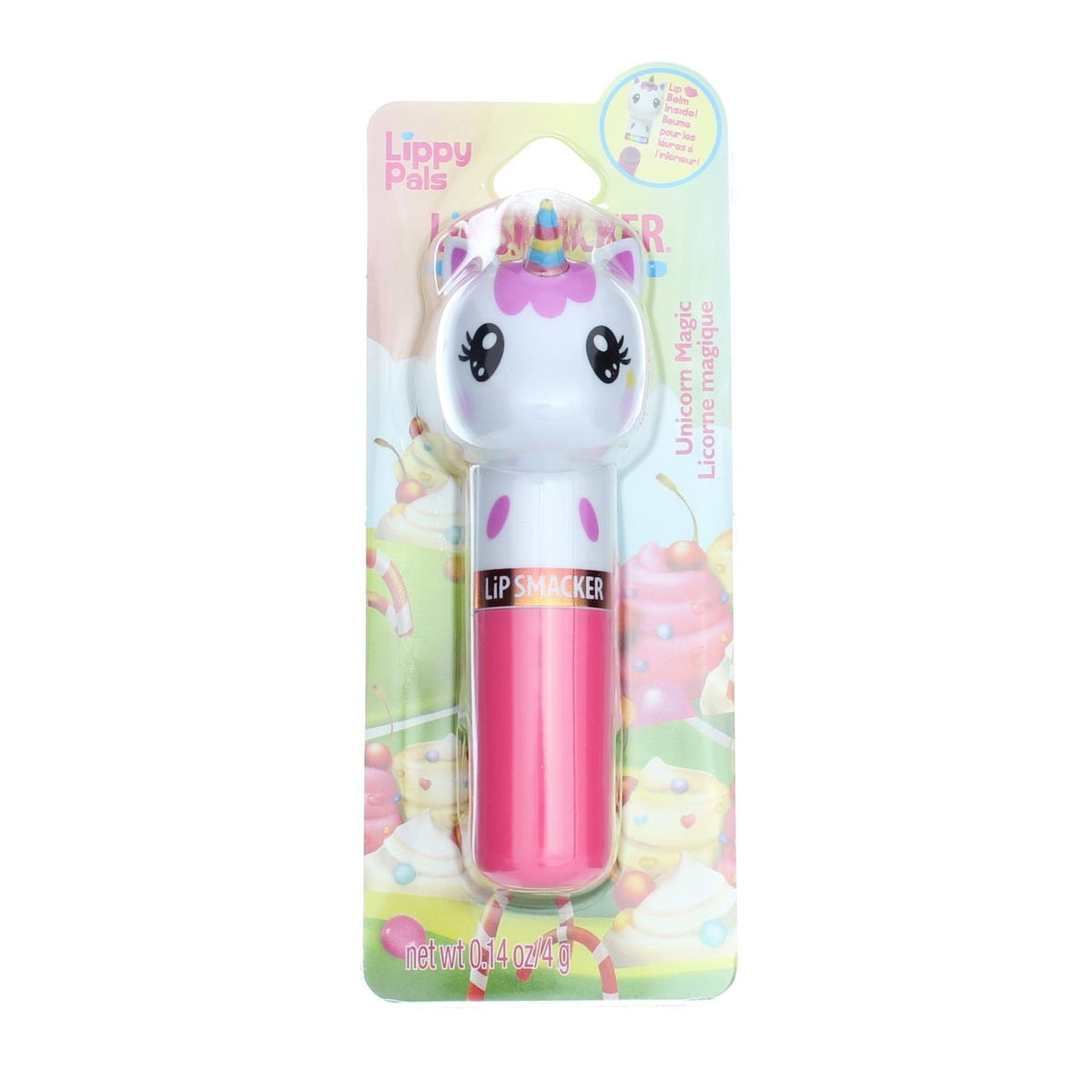 Unicorn Lip Balm - Moisturizing Tasty Lip Care with Animal Character Packaging