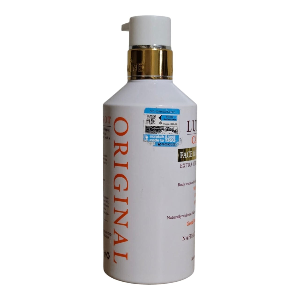 Lumine Carrot Brightening Firming Lotion SPF 50++ for Face & Body 2 Pack 400ml