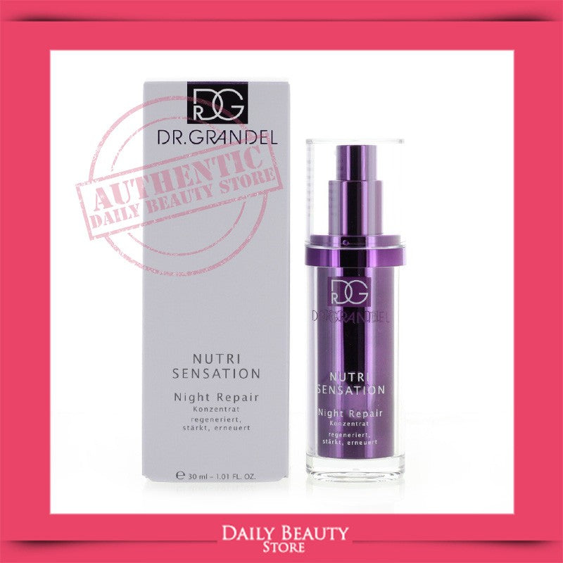 Night Repair Serum for Skin Regeneration - 30ml, Fast Absorption