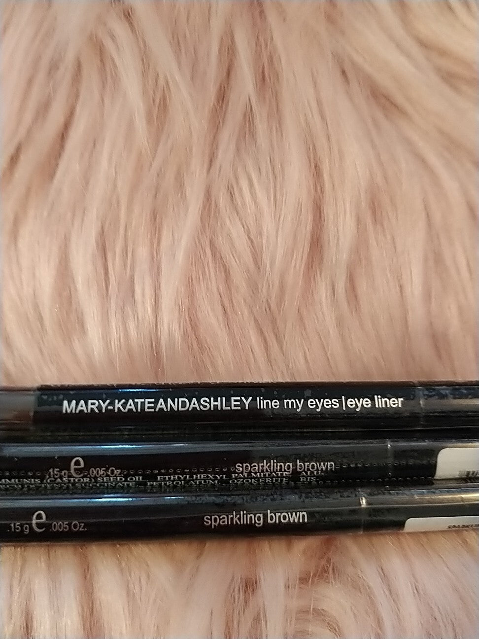 Brown Eye Liner Pencil Set - Sparkling Makeup for Eyes (3 Pack)