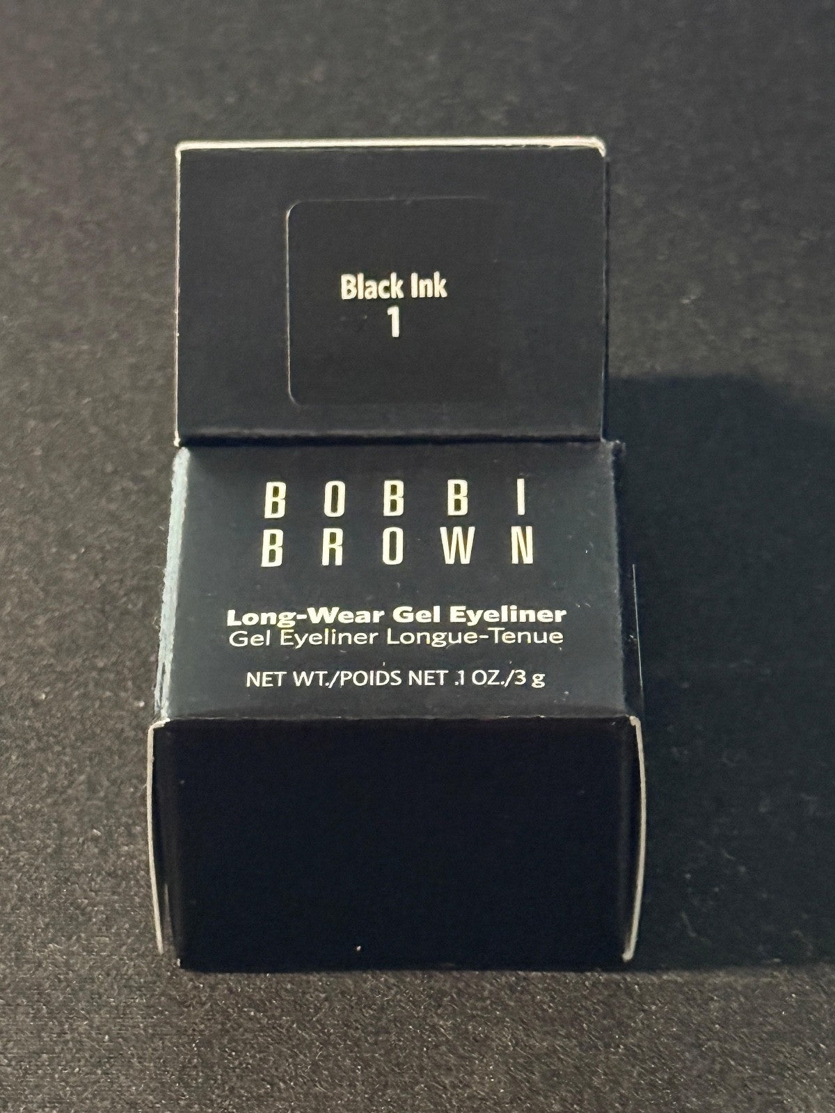 Long-Wear Gel Eyeliner - Black Ink, Waterproof & Smudge-Resistant, 0.1 oz