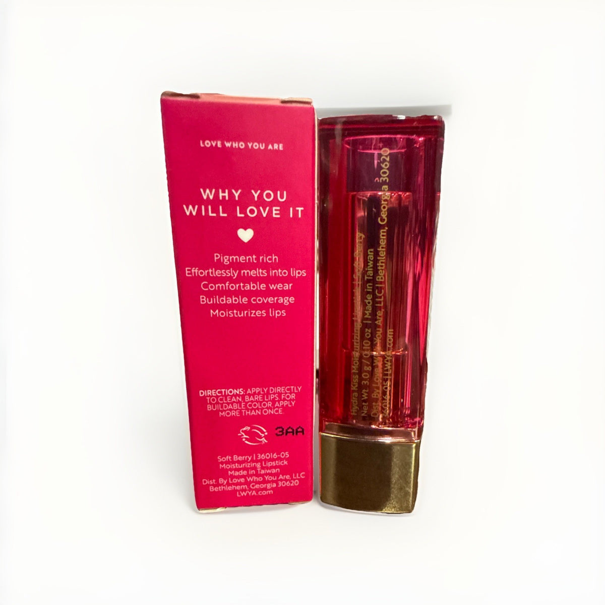 Hydra Kiss Moisturizing Lipstick Mauve Me 3g - Nourishing Lip Color