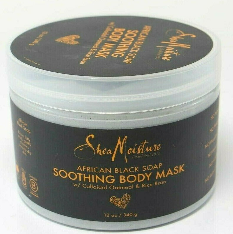 African Black Soap Soothing Body Mask - 6 Pack, 12 Oz