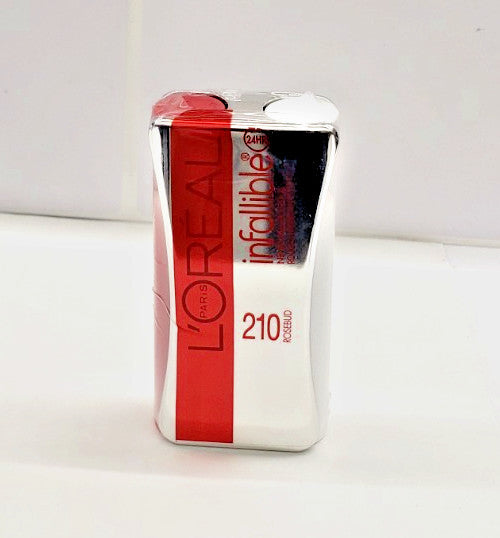 L'Oréal Infallible Never Fail Lip Colour 210 Rosebud Long-Lasting Lipstick