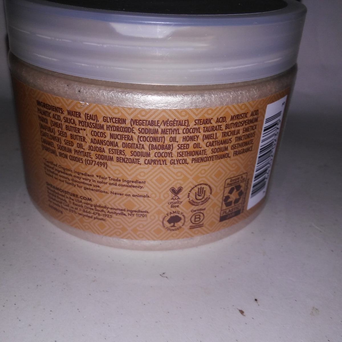 Shea Moisture Manuka Honey Soothing Creme Body Scrub 11.3oz
