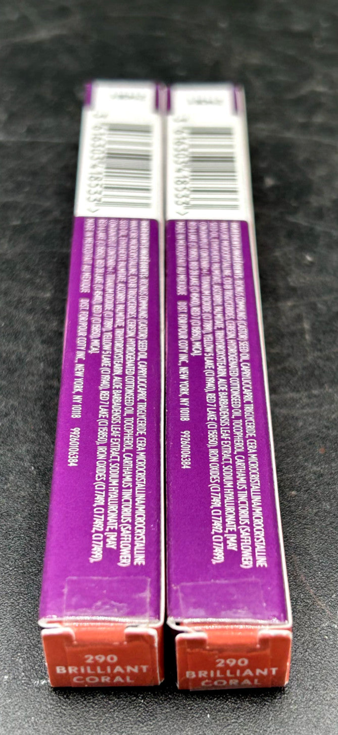 CoverGirl Lip Flip Lip Liner Set - #290 Brilliant Coral, 2 Pencils